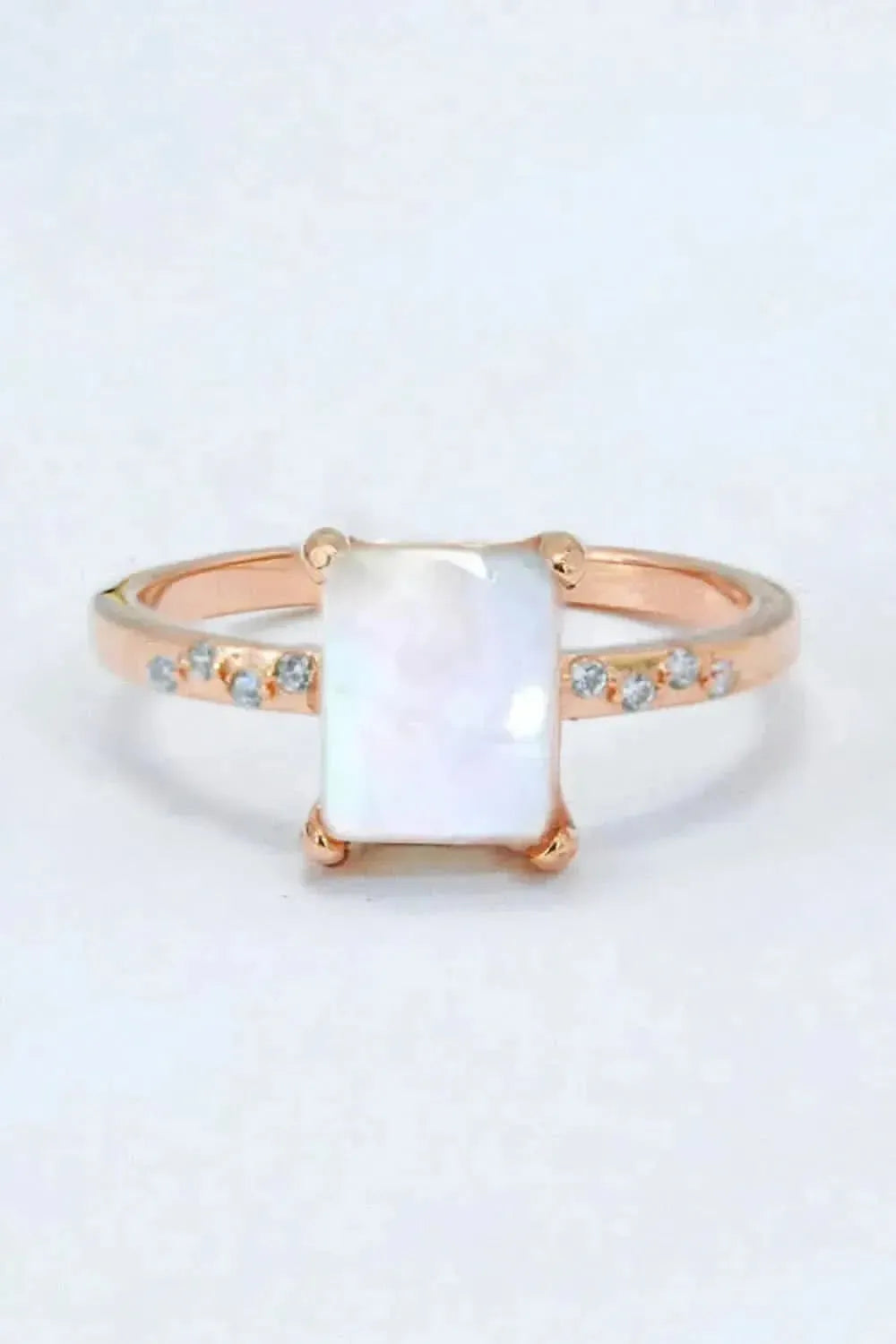 Square Moonstone Ring - Bad Moms Club
