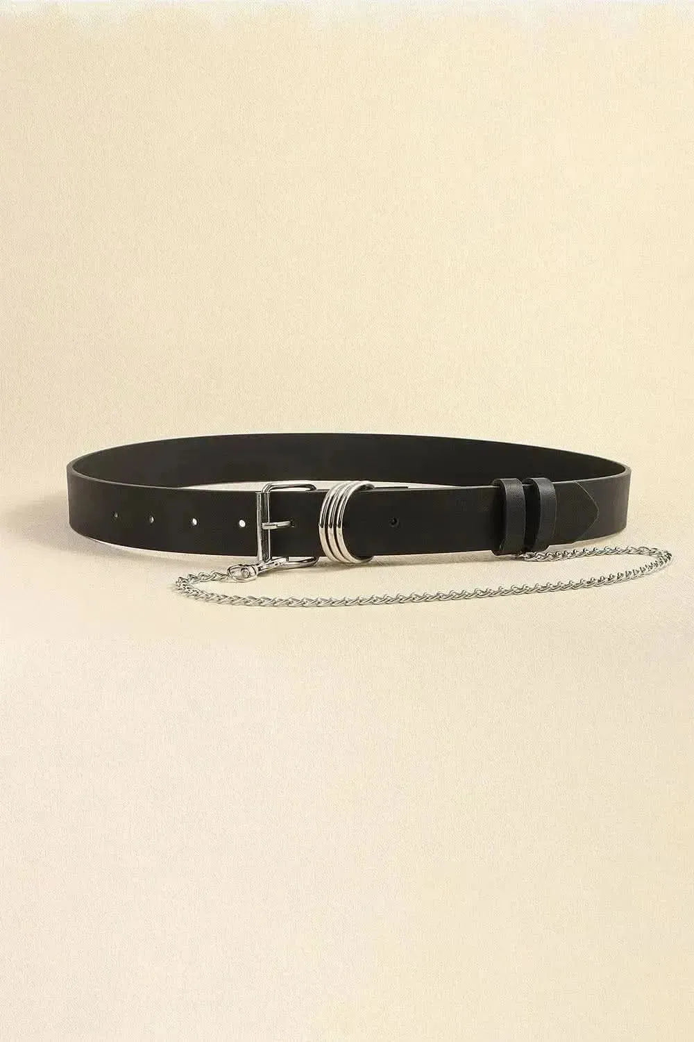 PU Leather Alloy Chain Belt - Bad Moms Club