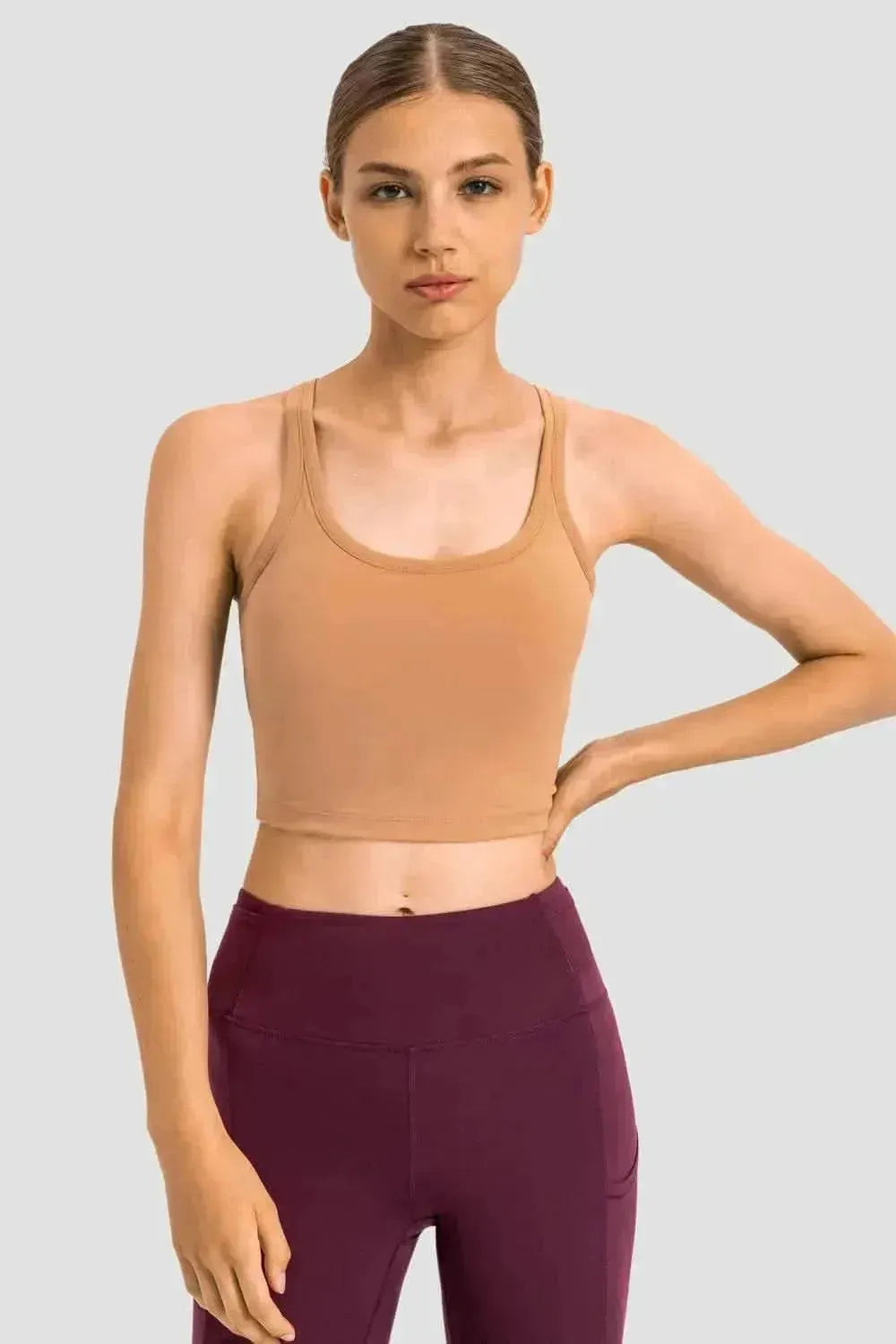 Racerback Sports Bra - Bad Moms Club