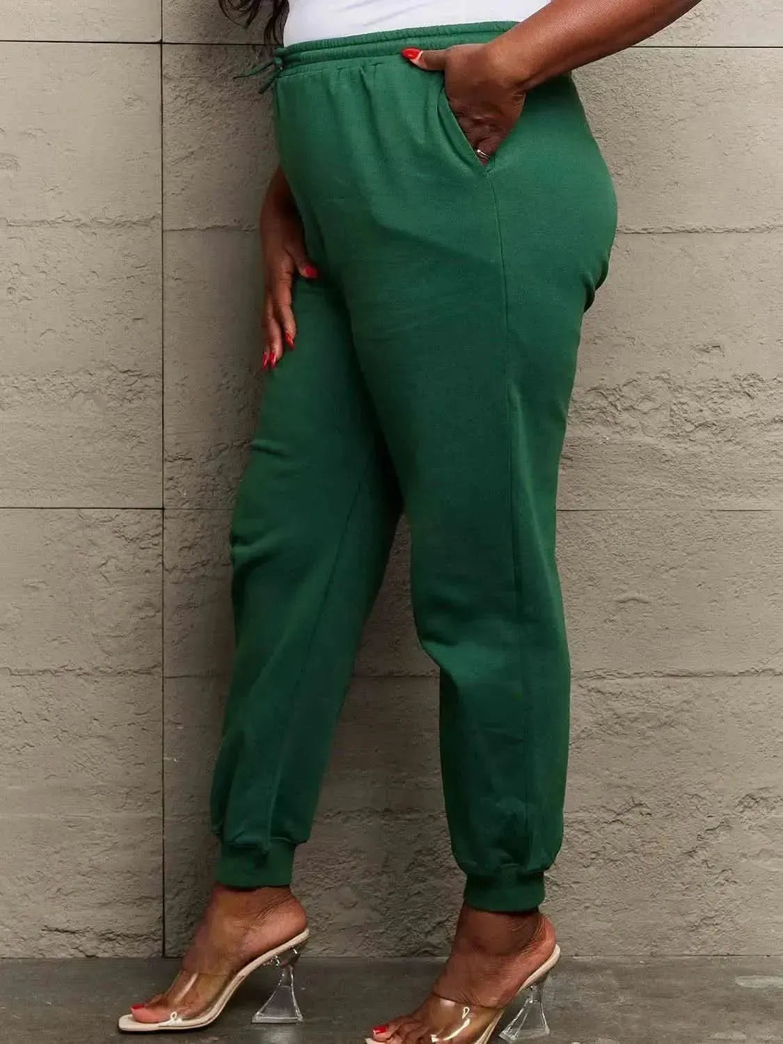 Simply Love Full Size Drawstring Sweatpants - Bad Moms Club