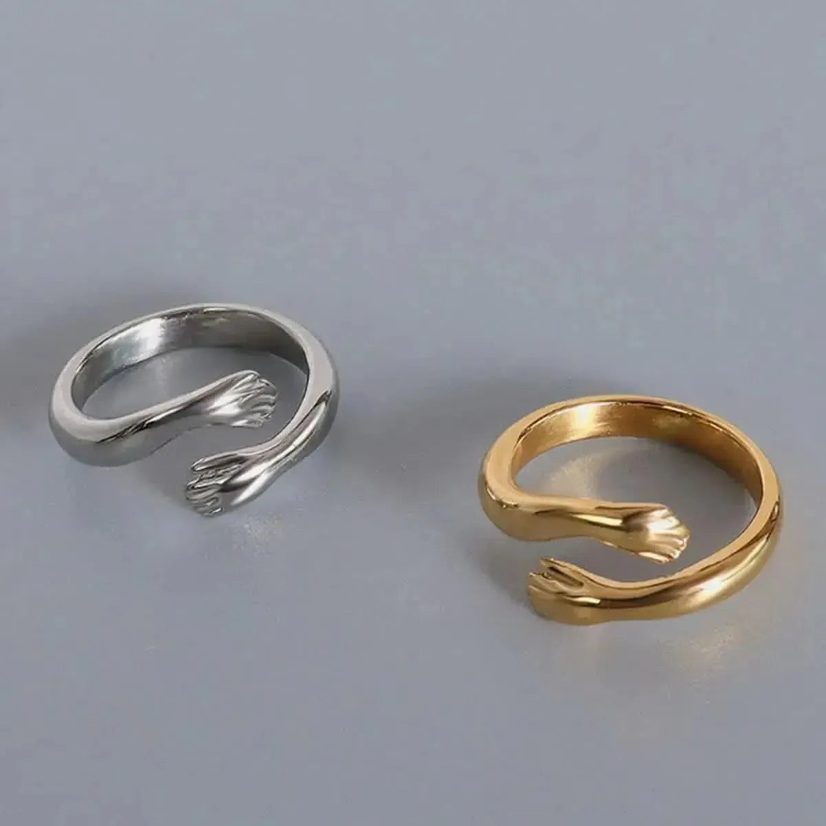 Titanium Steel Hug Bypass Ring - Bad Moms Club