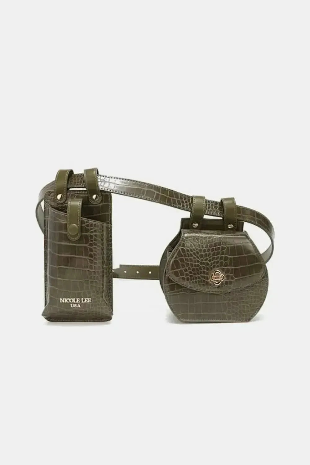 Nicole Lee USA 2 Piece Texture Belt Bag - Bad Moms Club