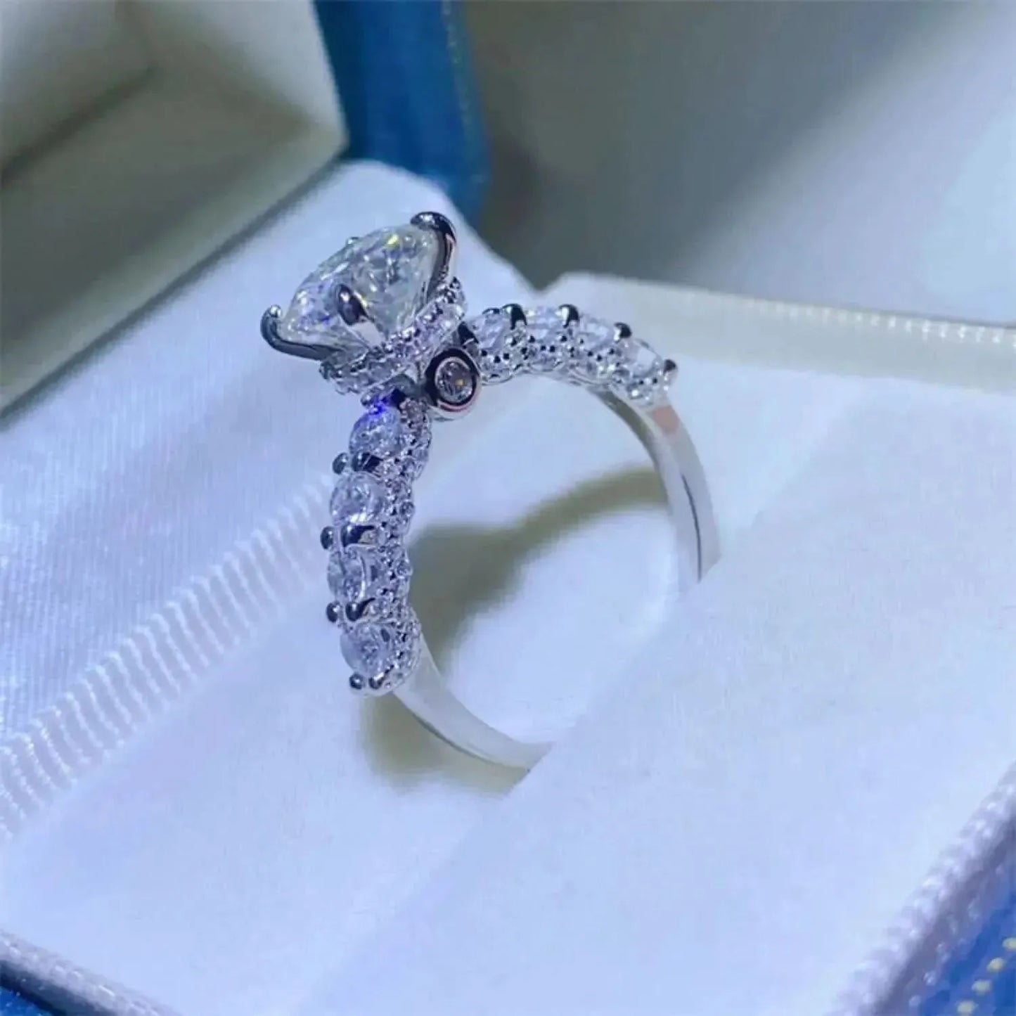 2 Carat Moissanite 925 Sterling Silver Ring - Bad Moms Club