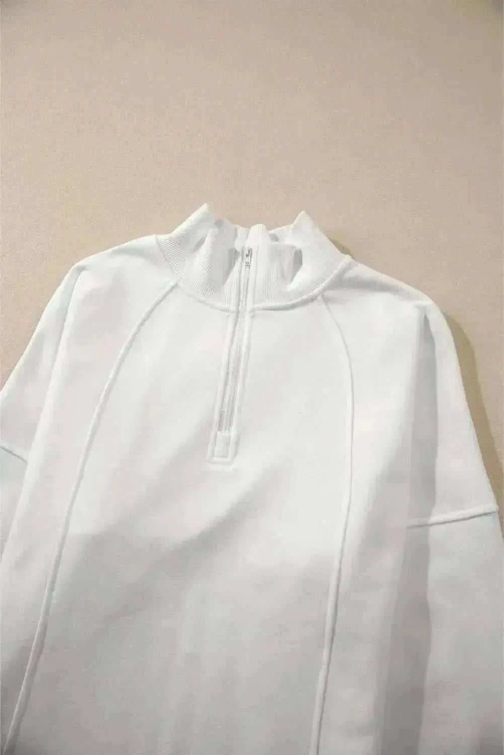 Half Zip Long Sleeve Sweatshirt - Bad Moms Club