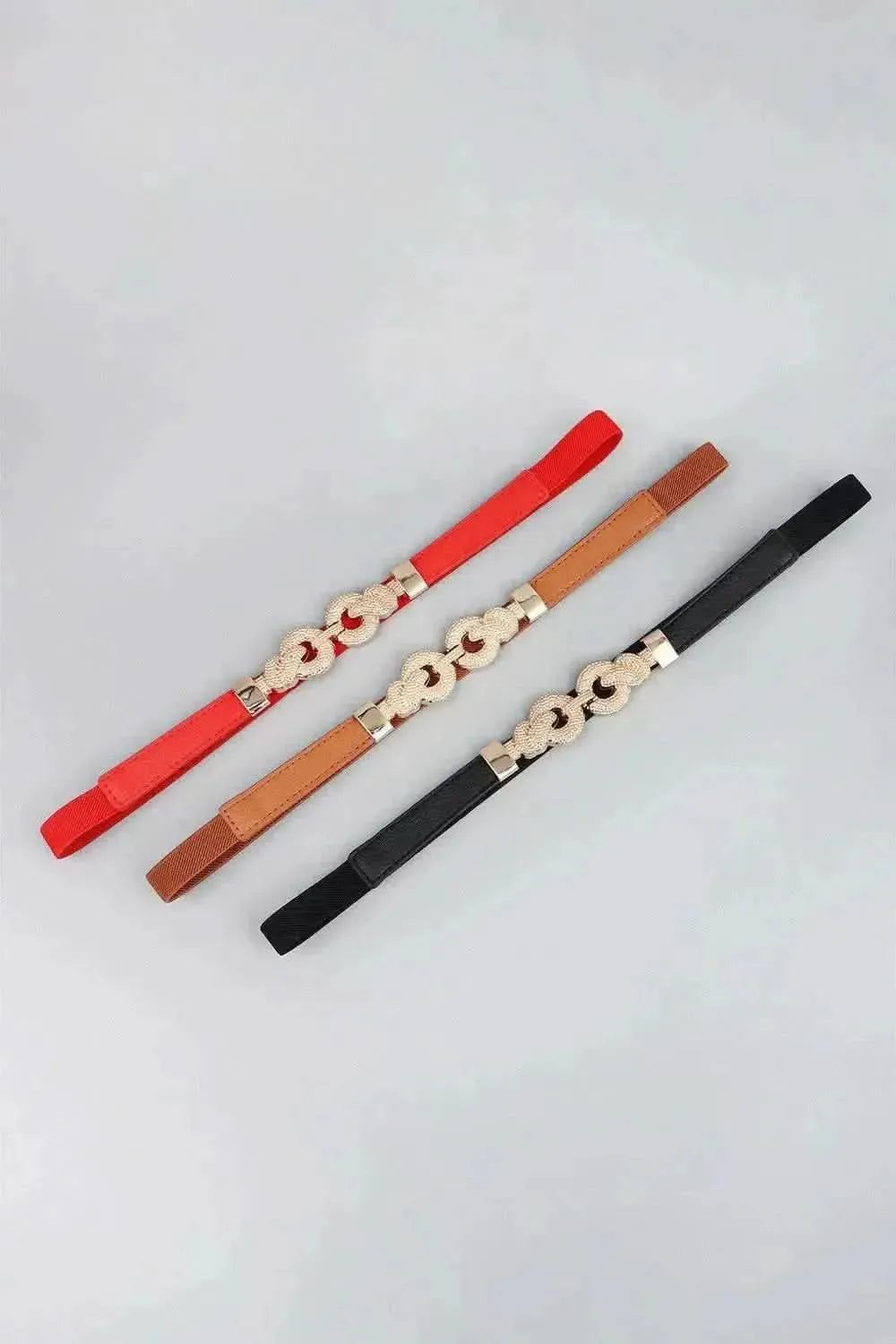 Zinc Alloy Buckle PU Leather Belt - Bad Moms Club