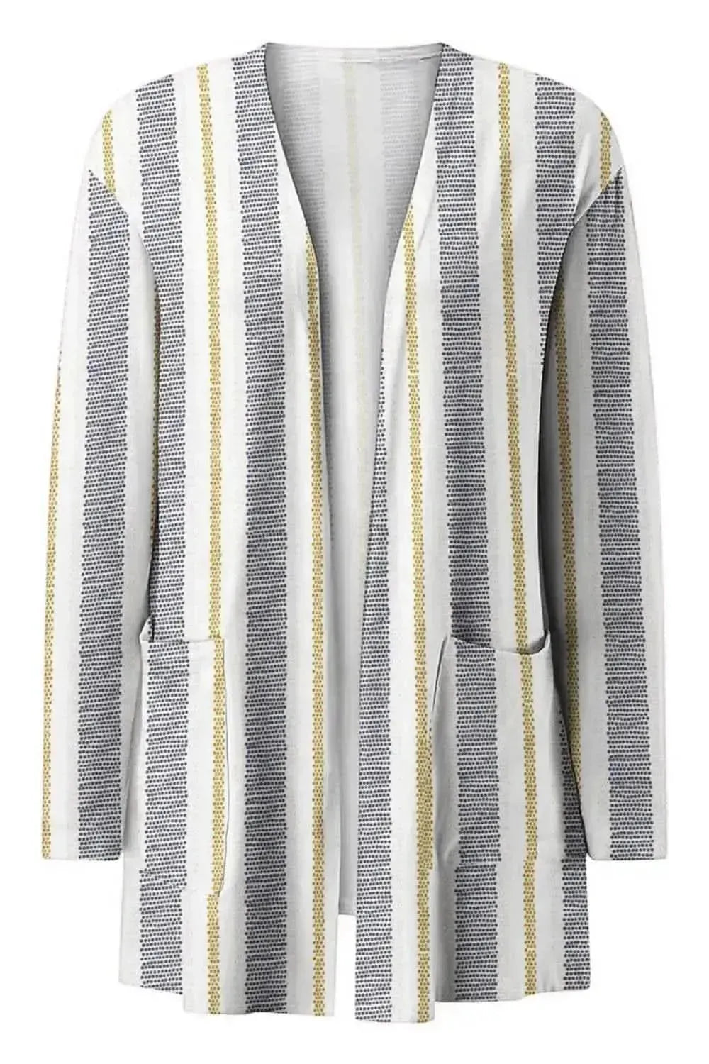 Printed Long Sleeve Cardigan - Bad Moms Club
