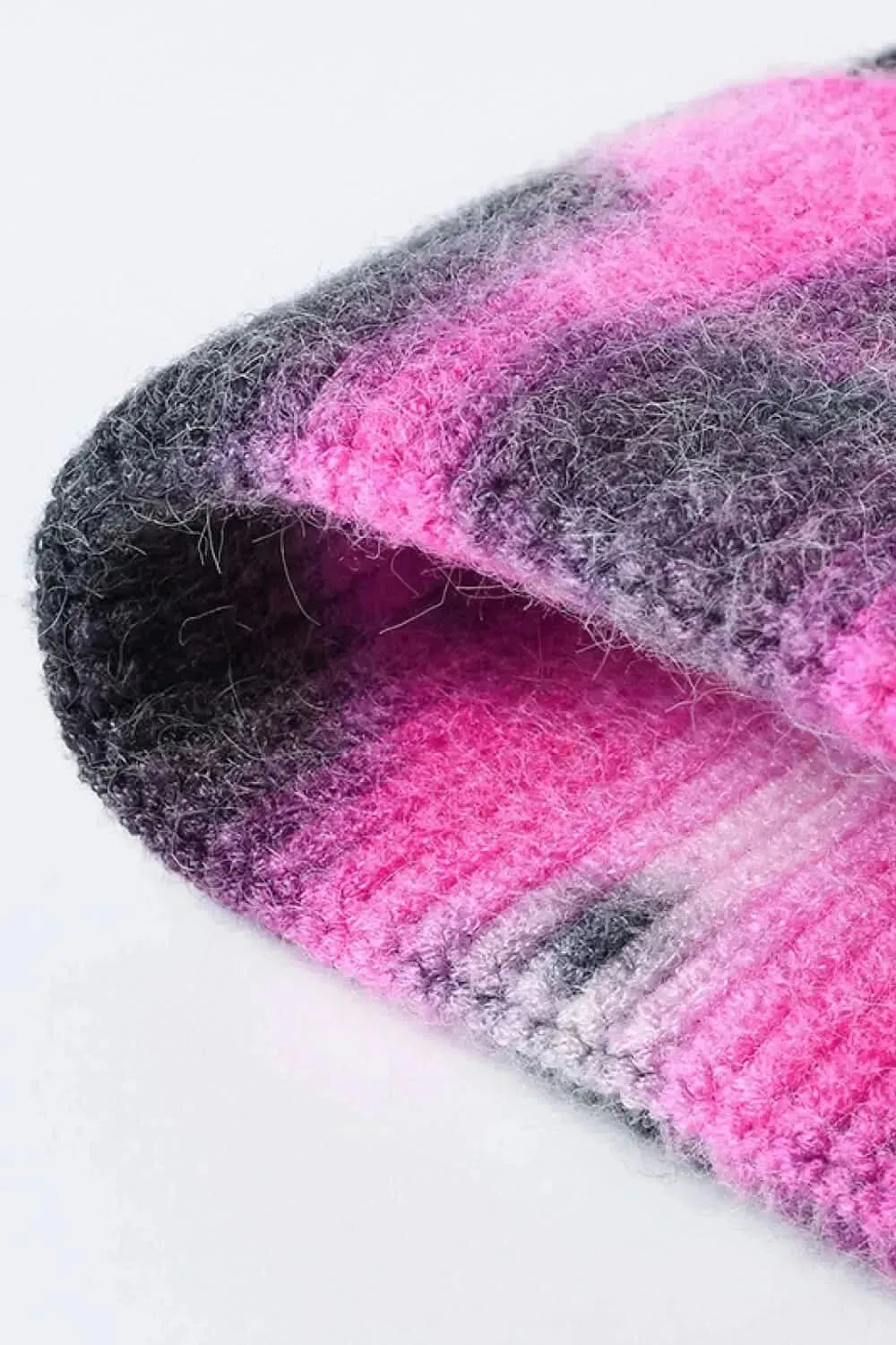 Tie-Dye Cuffed Knit Beanie - Bad Moms Club