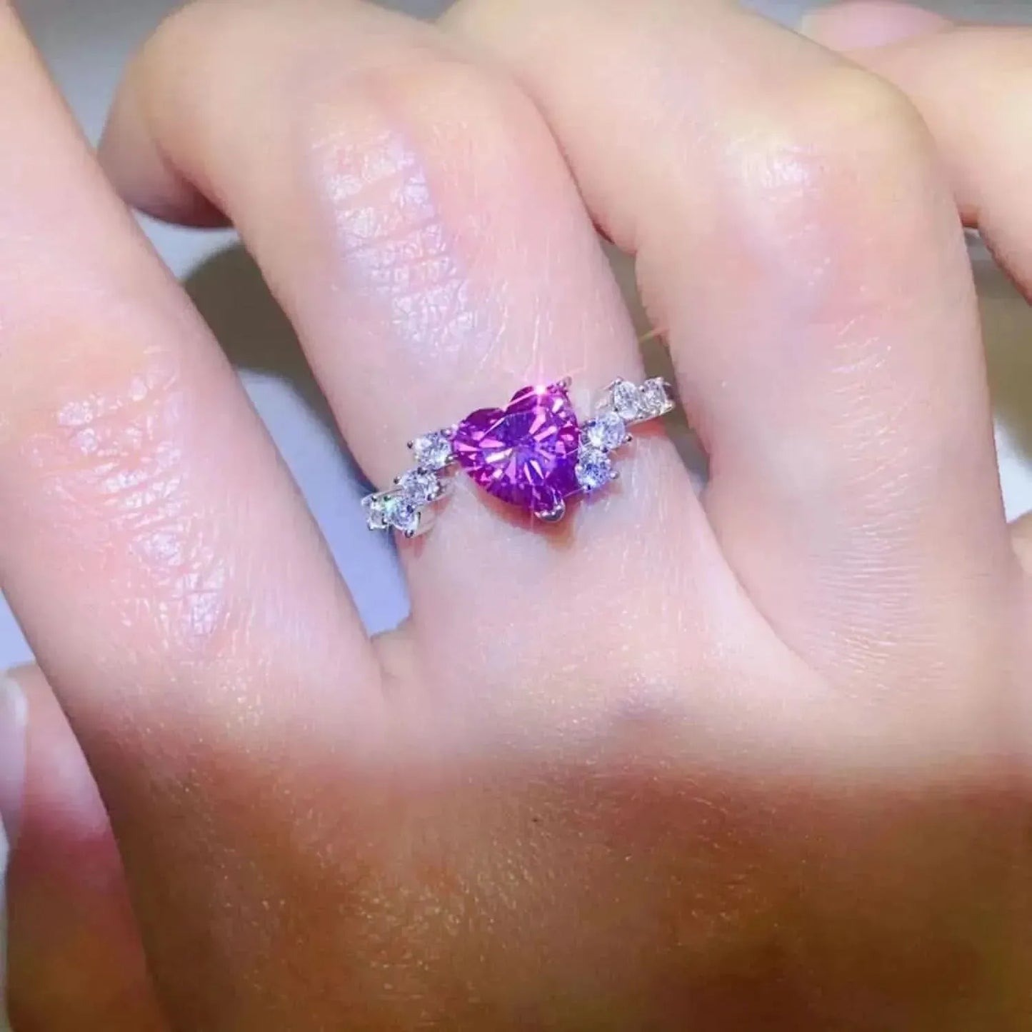 1 Carat Moissanite 925 Sterling Silver Ring - Bad Moms Club
