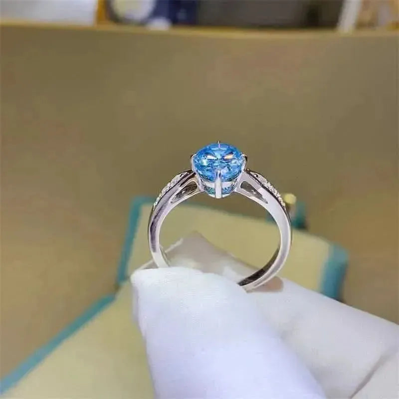 2 Carat Moissanite 925 Sterling Silver Ring - Bad Moms Club