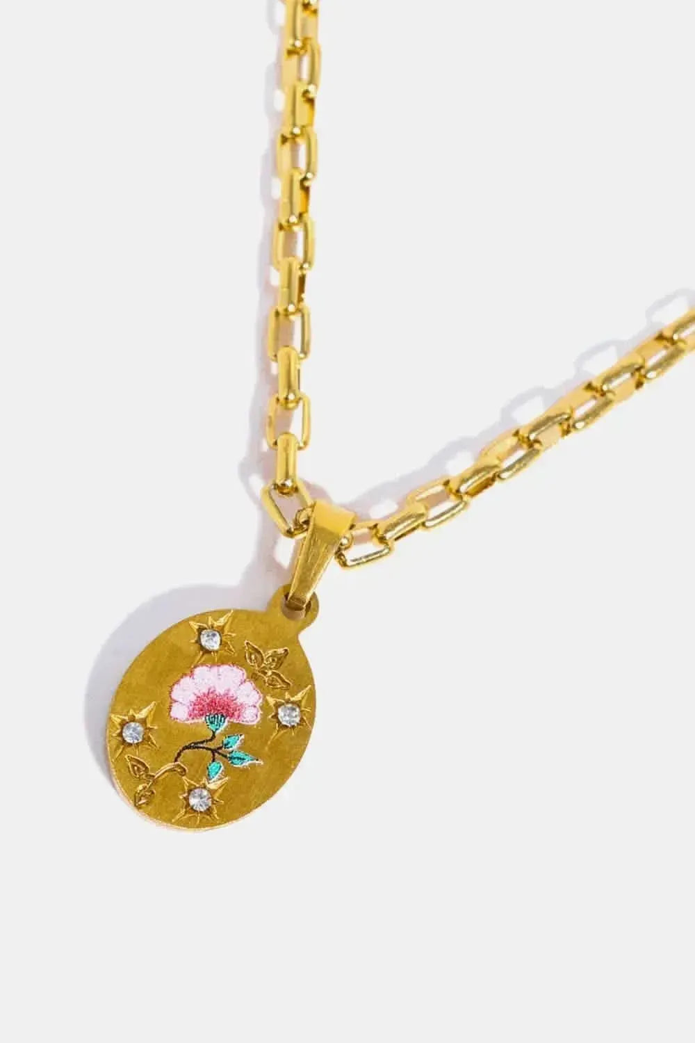 Stainless Steel 18K Gold-Plated Necklace - Bad Moms Club