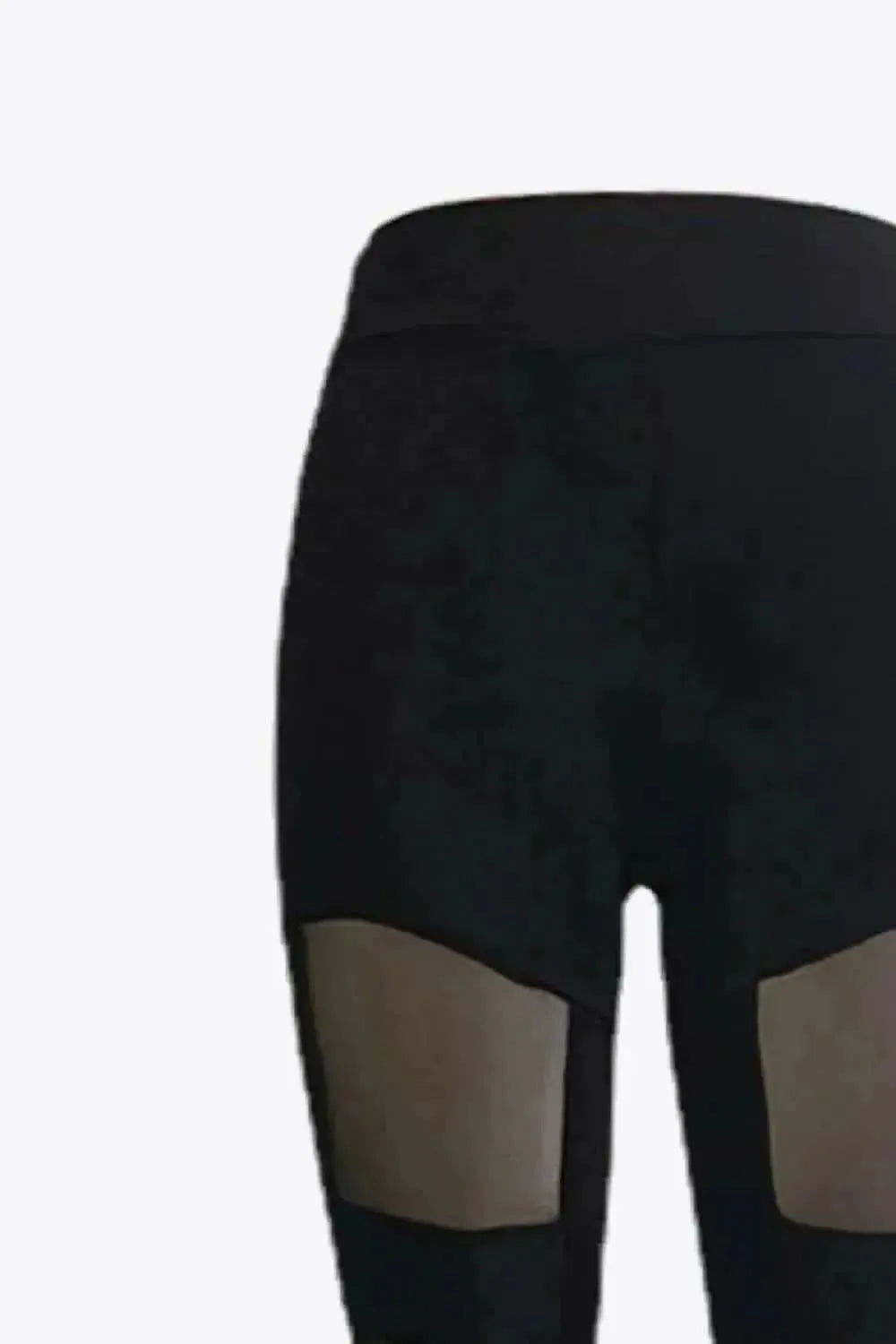 Spliced Mesh Leggings - Bad Moms Club