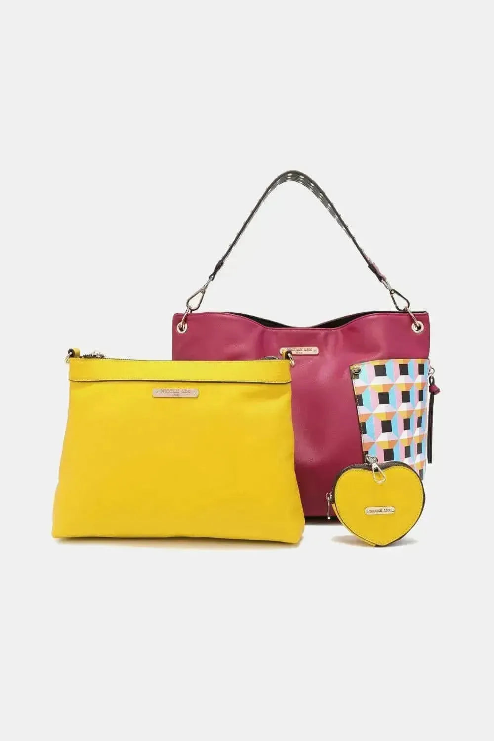 Nicole Lee USA Quihn 3-Piece Handbag Set - Bad Moms Club