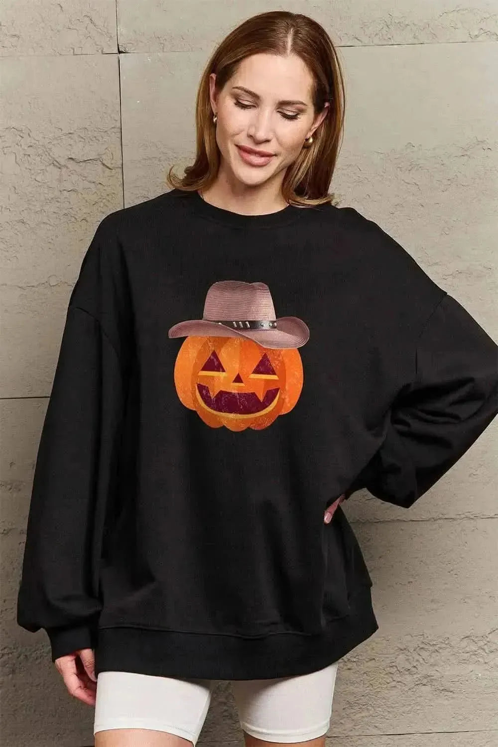 Simply Love Full Size Graphic Dropped Shoulder Sweatshirt - Bad Moms Club