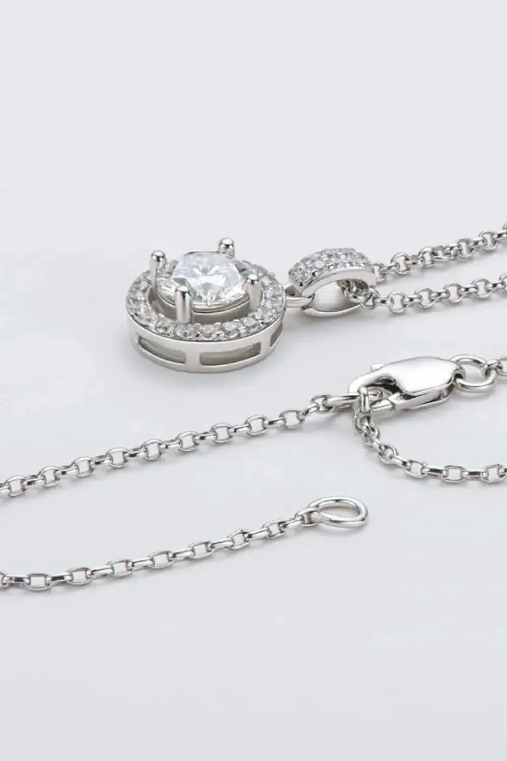 Zircon Pendant 925 Sterling Silver Necklace - Bad Moms Club