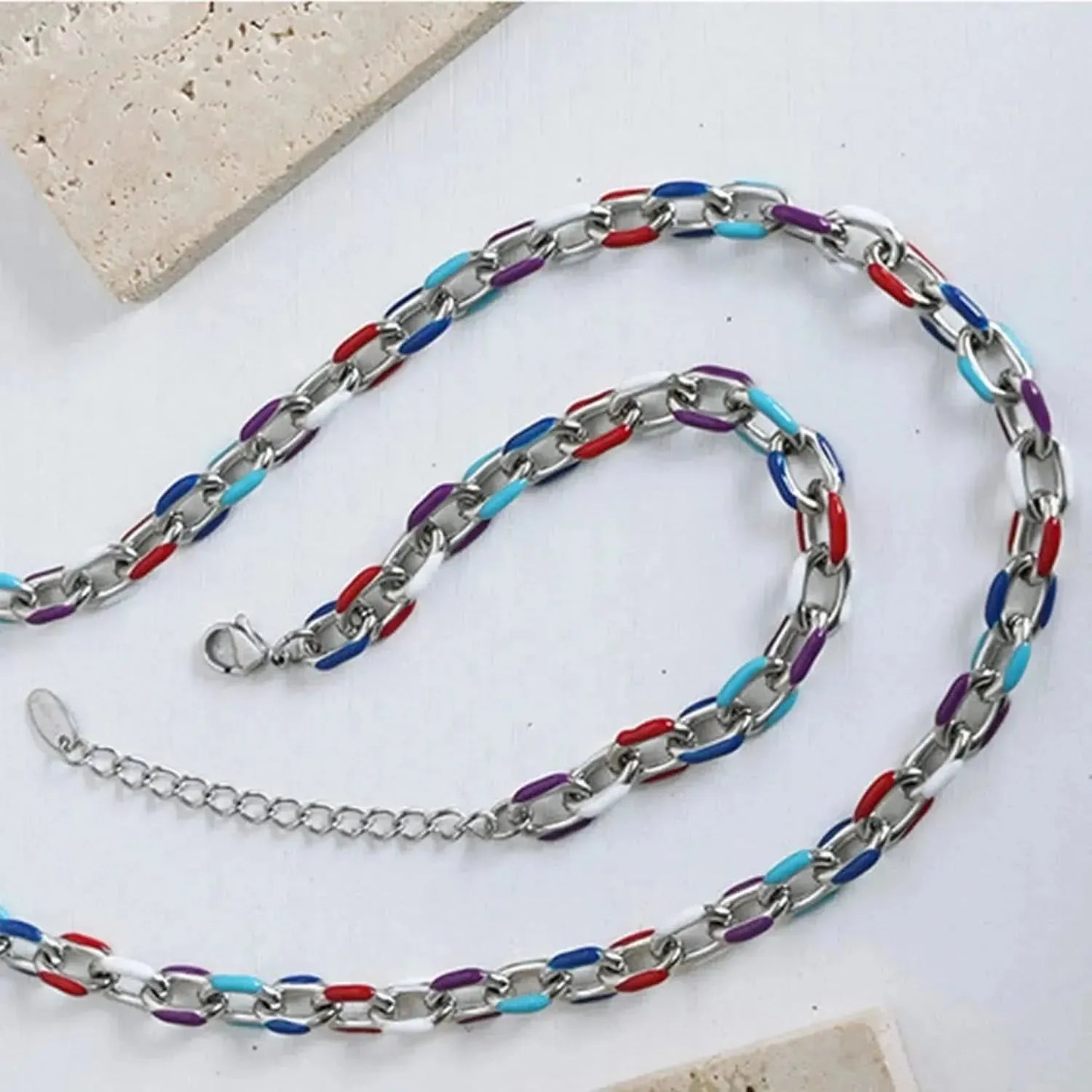 18K Gold-Plated Titanium Steel Necklace - Bad Moms Club