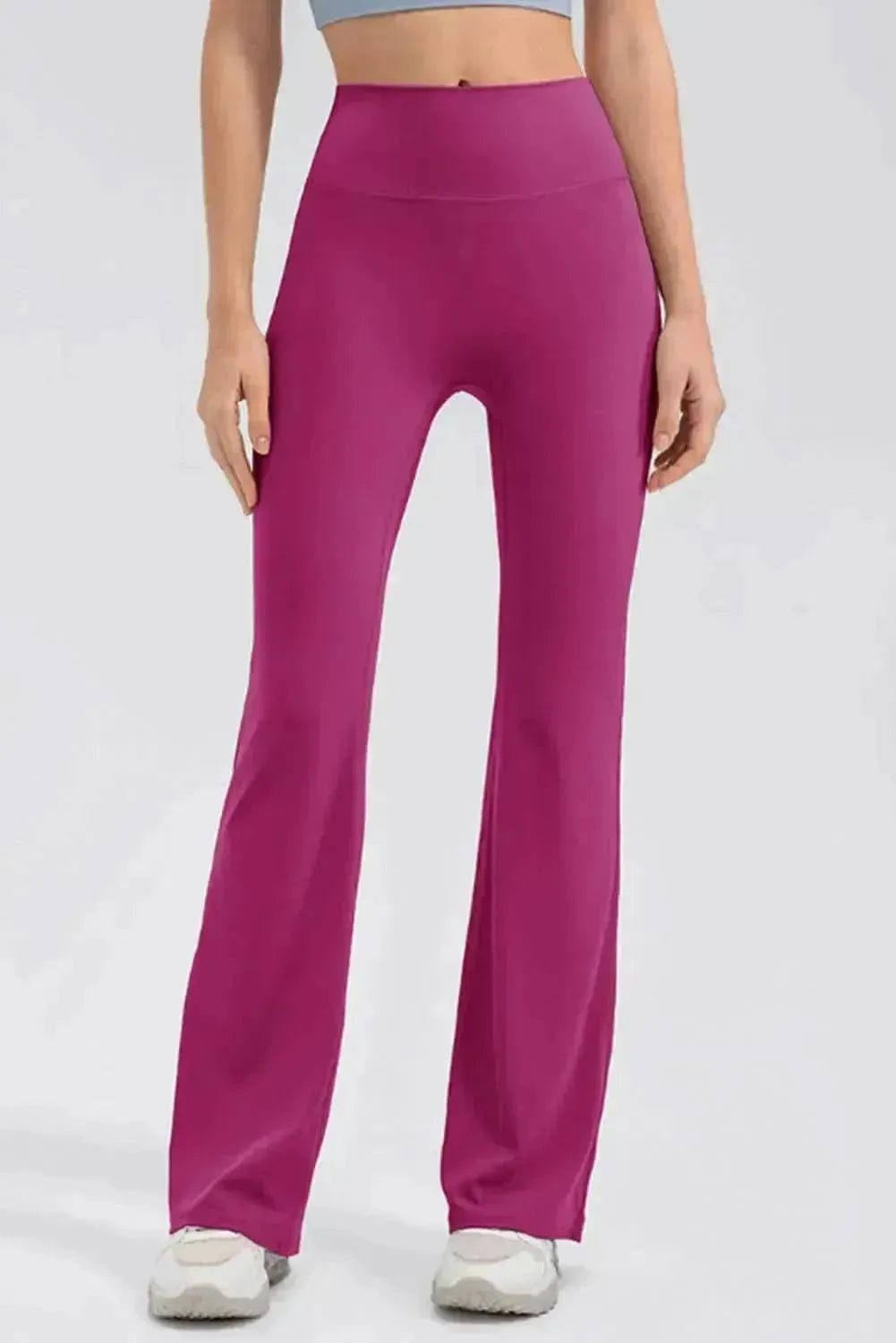 High Waist Straight Active Pants - Bad Moms Club