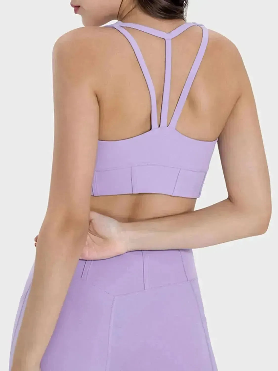 Square Neck Wide Strap Active Tank - Bad Moms Club