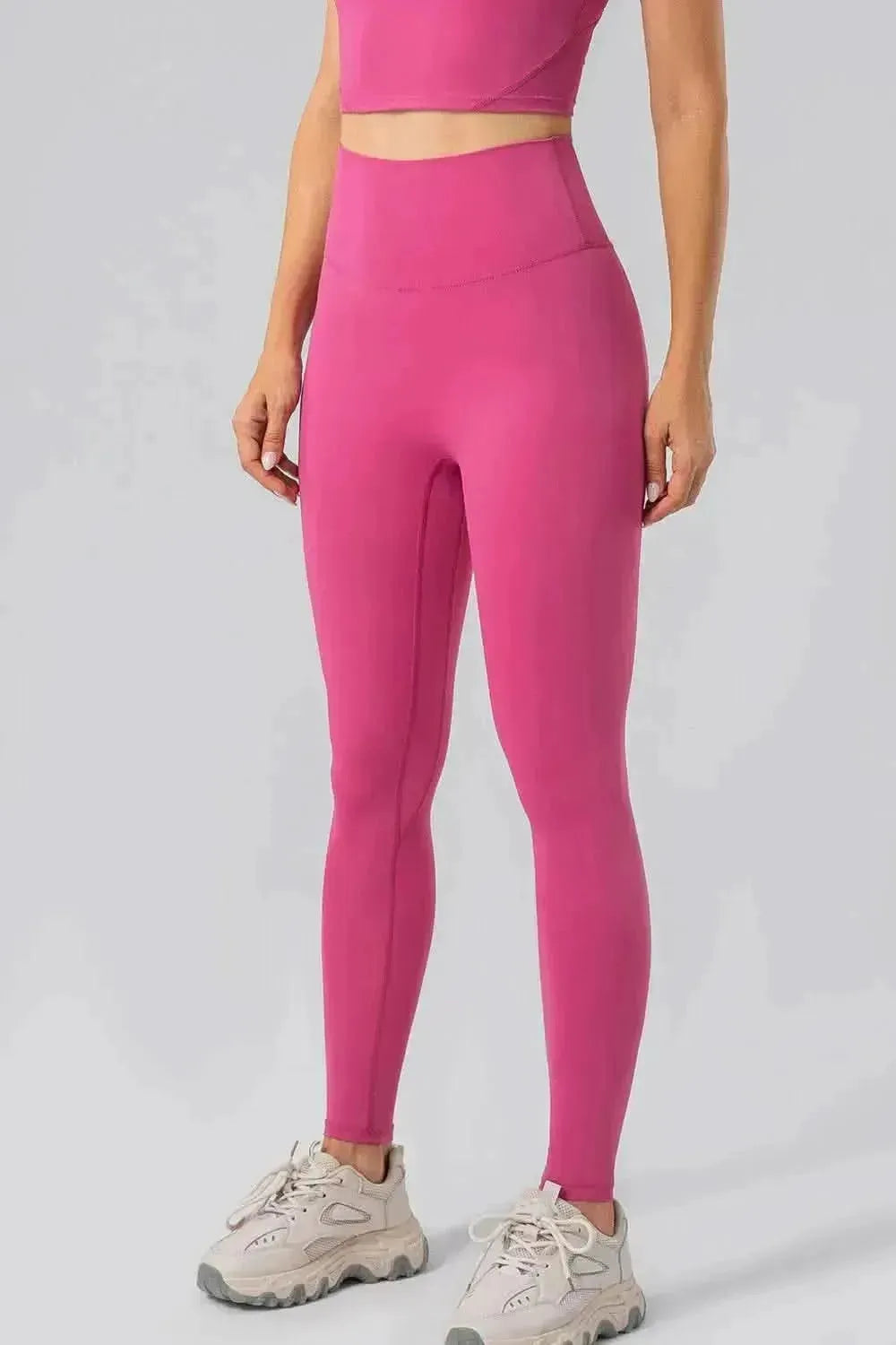 High Waist Wide Waistband Active Leggings - Bad Moms Club
