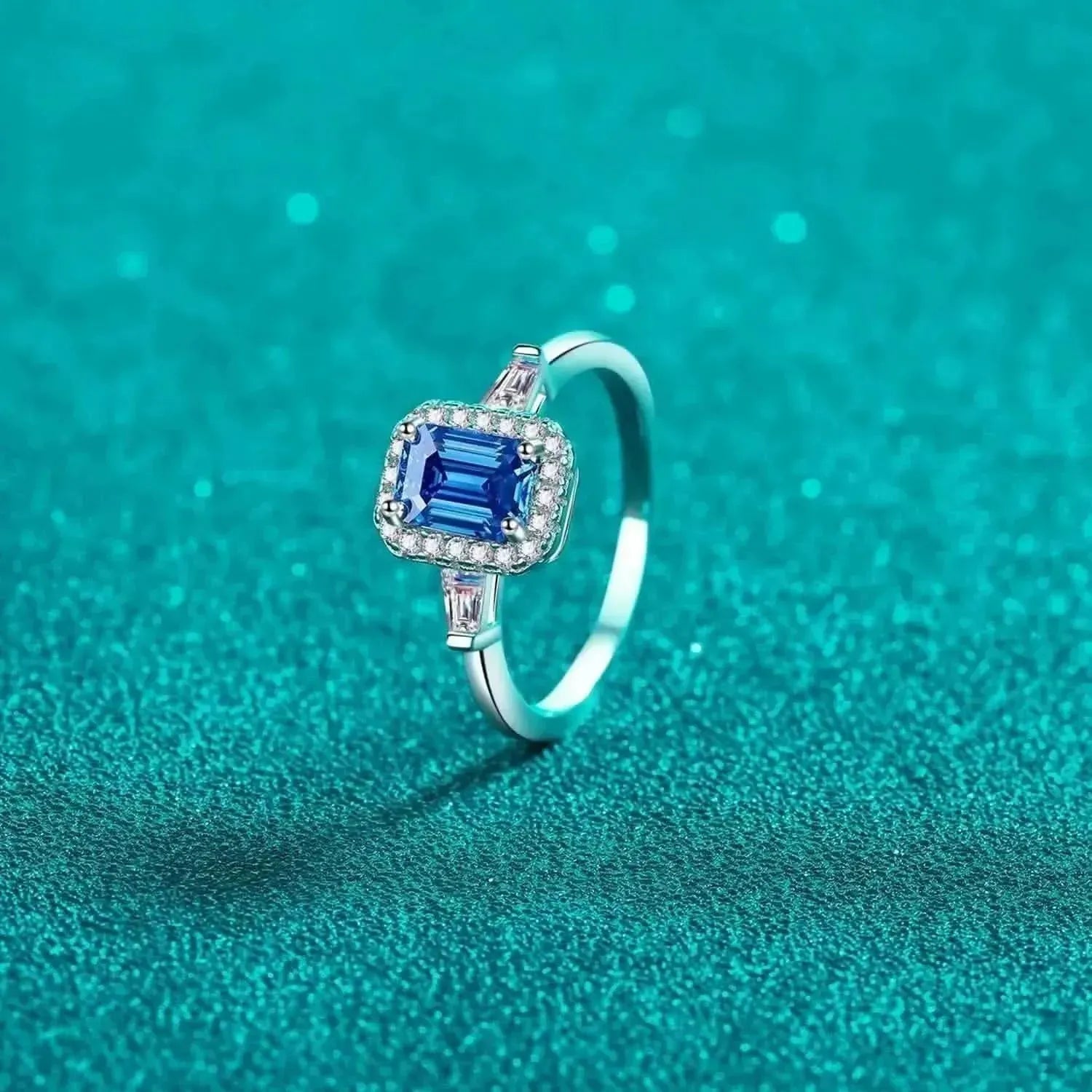 1 Carat Moissanite 925 Sterling Silver Ring - Bad Moms Club