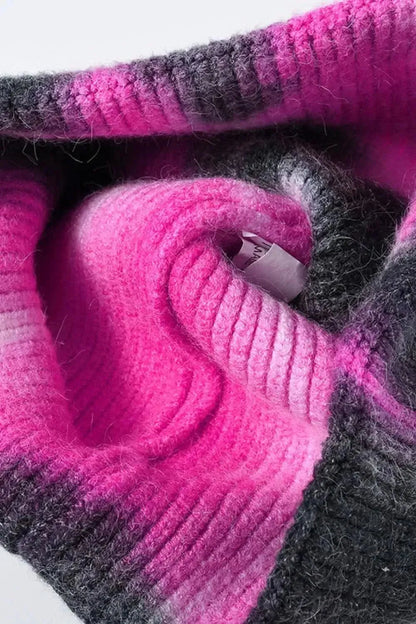 Tie-Dye Cuffed Knit Beanie - Bad Moms Club