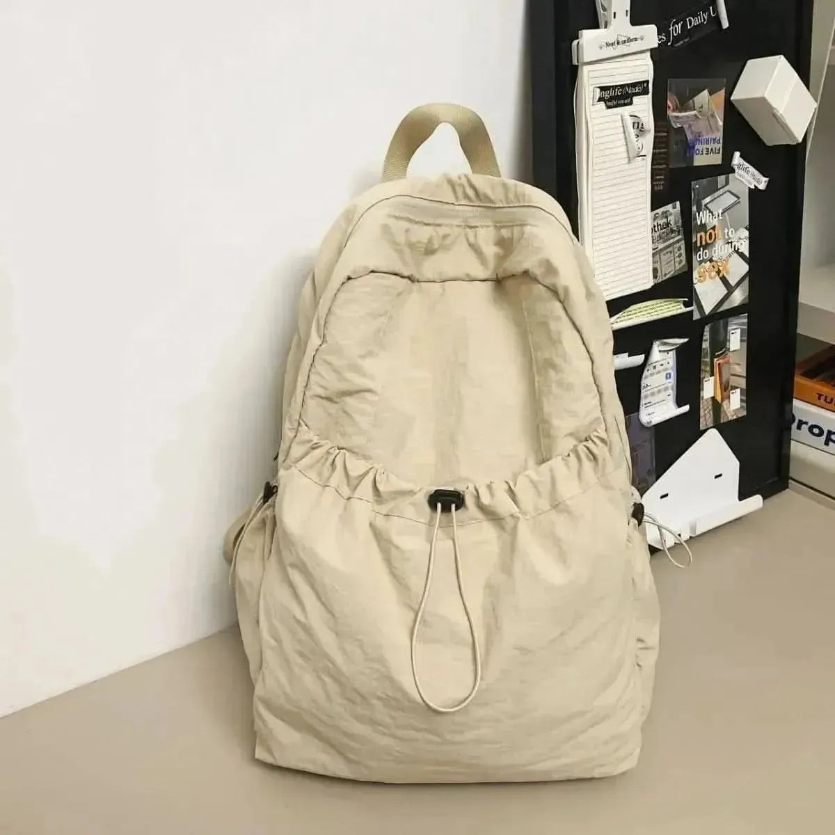 Drawstring Nylon Backpack Bag - Bad Moms Club