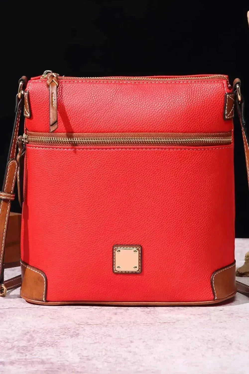 PU Leather Crossbody Bag - Bad Moms Club