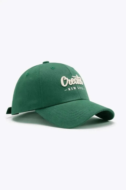 CREATE NEW LIFE Adjustable Cotton Baseball Cap - Bad Moms Club