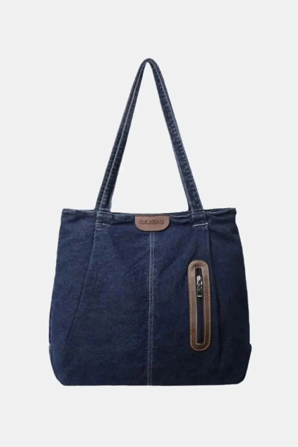 Medium Denim Tote Bag - Bad Moms Club