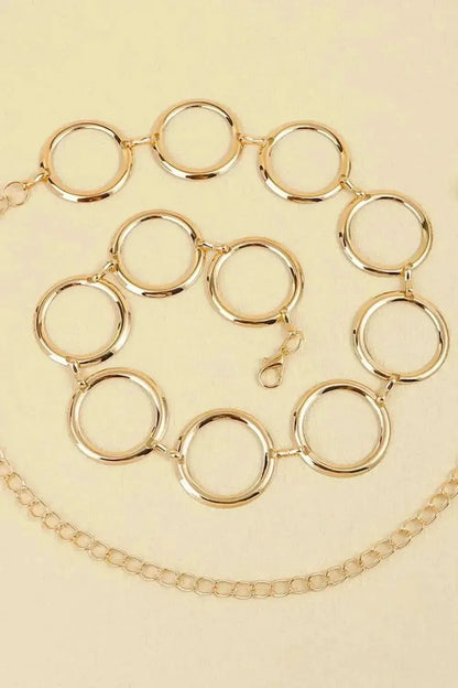 Circle Ring Chain Belt - Bad Moms Club