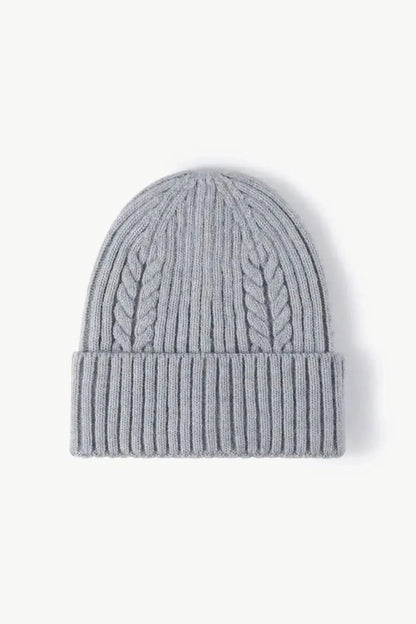 Cable-Knit Cuff Beanie - Bad Moms Club