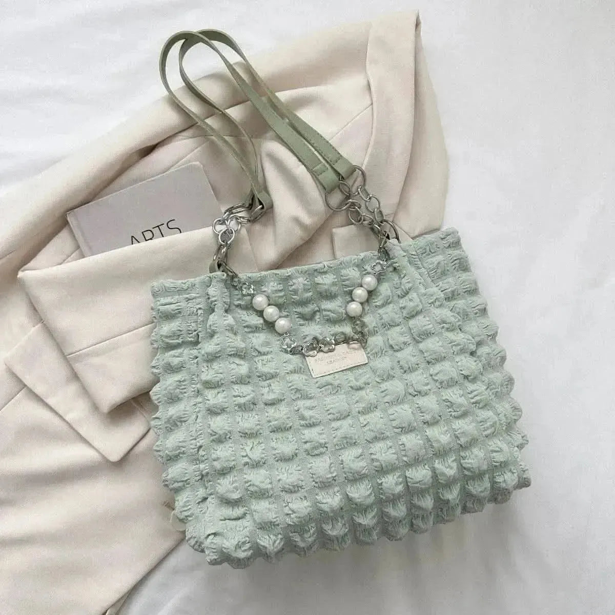 Cloud Puffy Polyester Tote Bag - Bad Moms Club