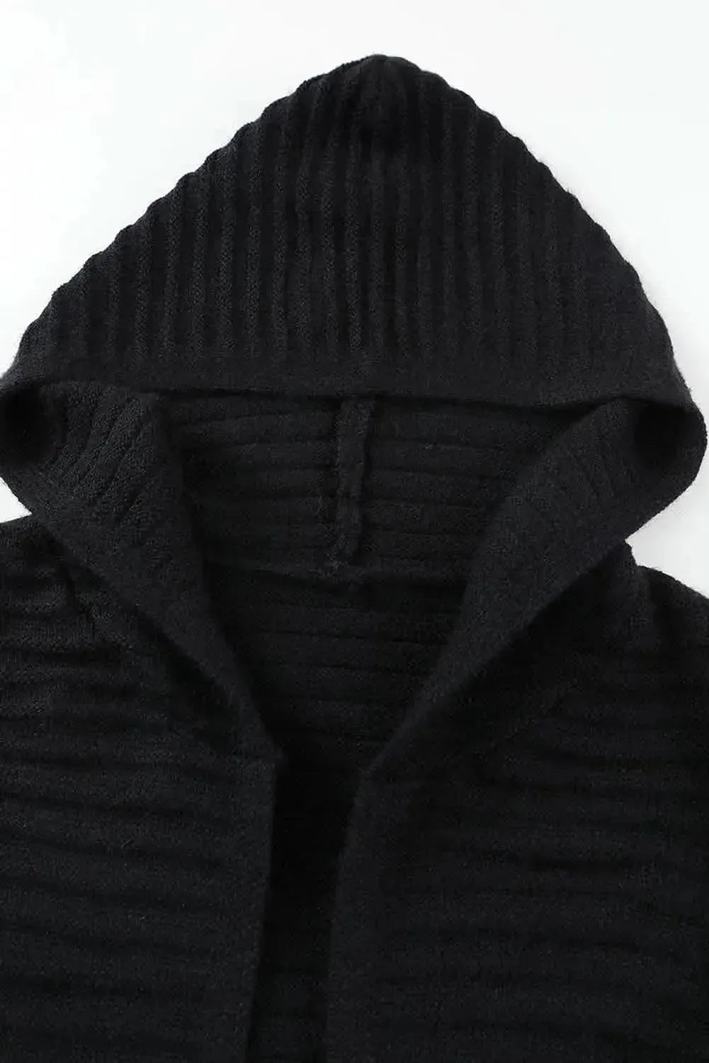 Open Front Longline Hooded Cardigan - Bad Moms Club