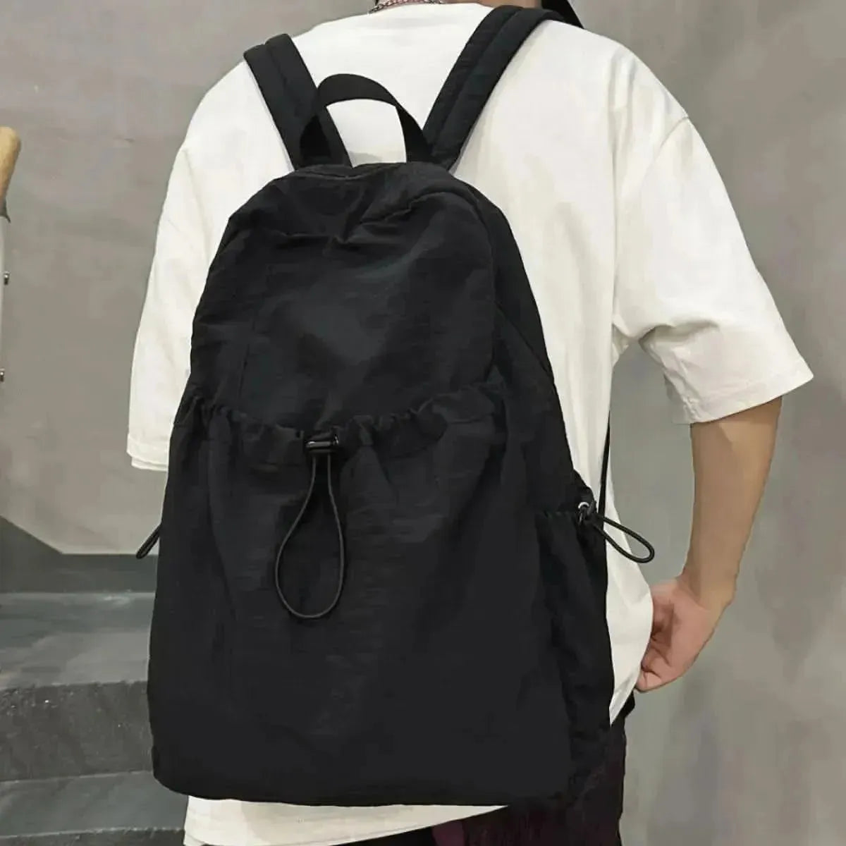 Drawstring Nylon Backpack Bag - Bad Moms Club