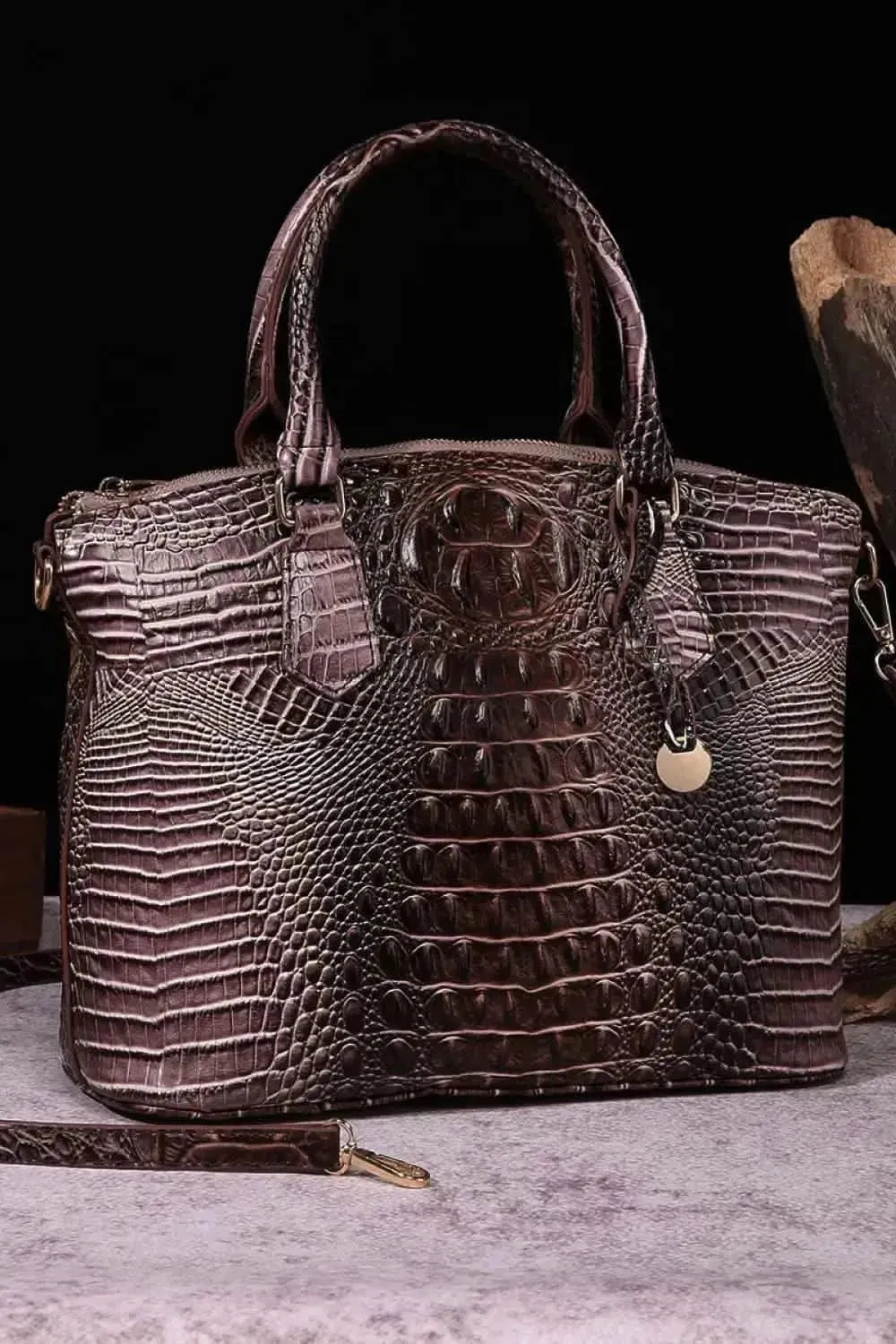 Gradient PU Leather Handbag - Bad Moms Club