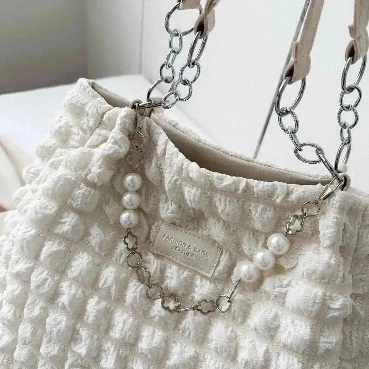 Cloud Puffy Polyester Tote Bag - Bad Moms Club