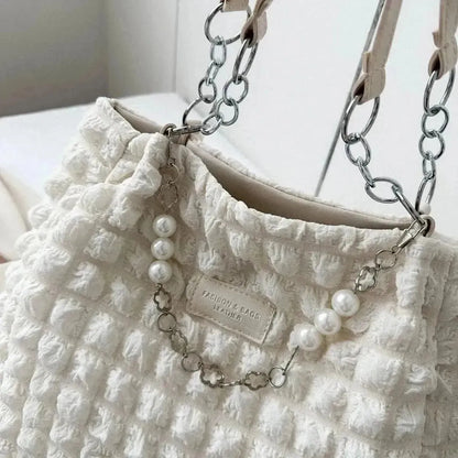 Cloud Puffy Polyester Tote Bag - Bad Moms Club