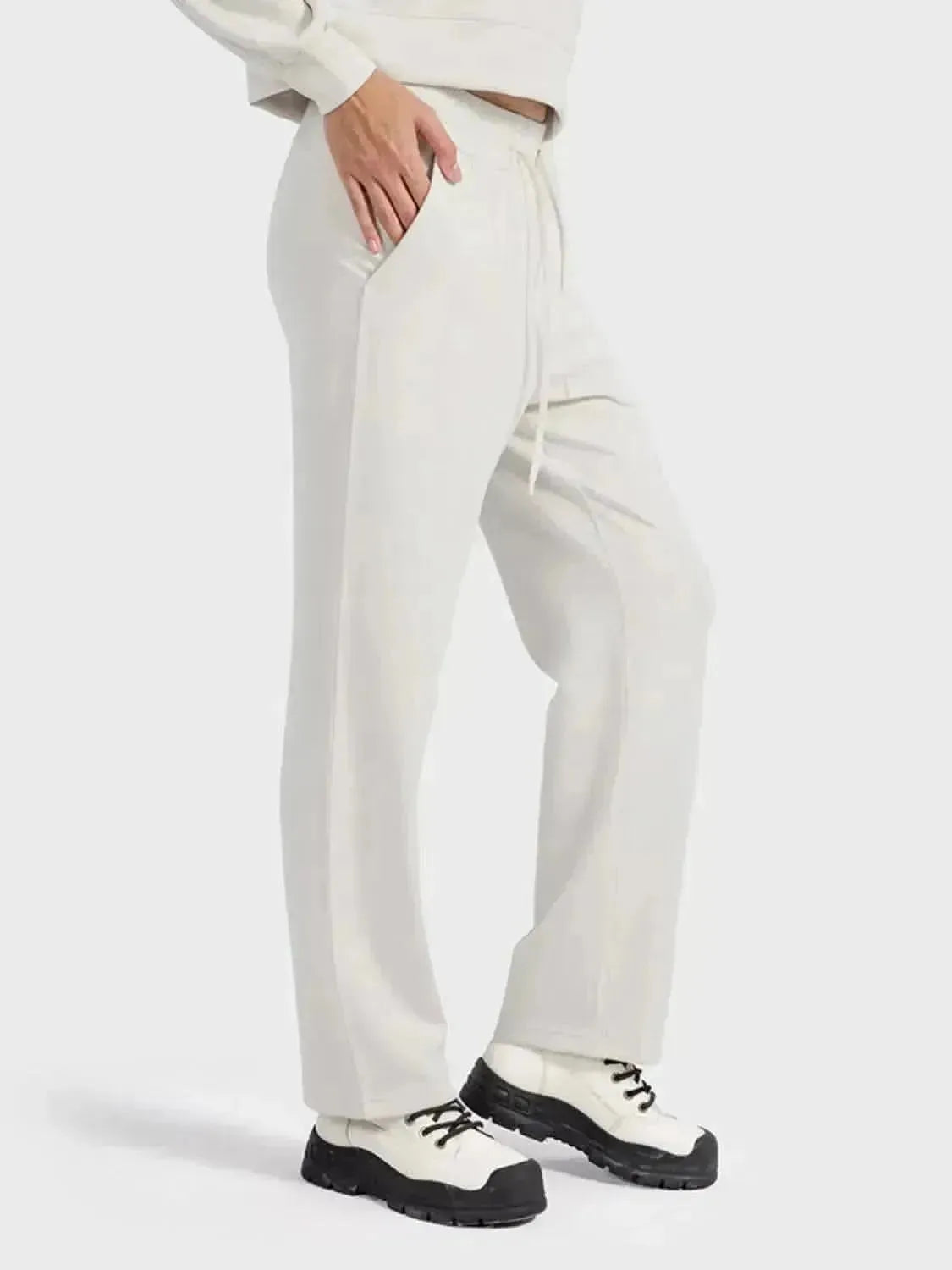 Drawstring Pocketed Sport Pants - Bad Moms Club