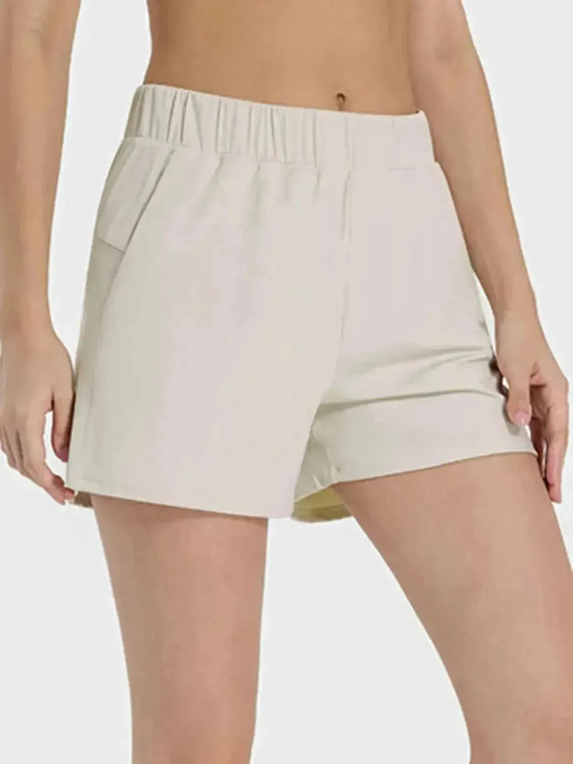 Elastic Waist Active Shorts - Bad Moms Club