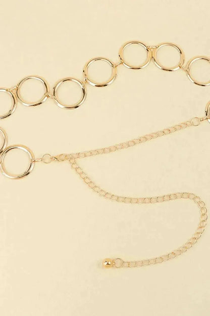Circle Ring Chain Belt - Bad Moms Club