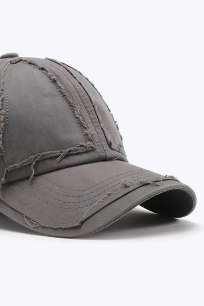 Distressed Adjustable Baseball Cap - Bad Moms Club