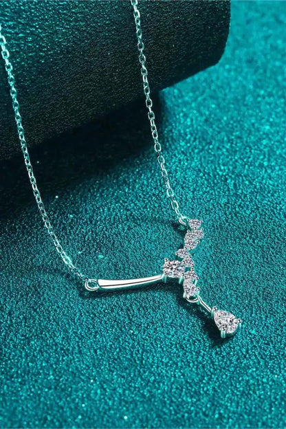 1 Carat Moissanite 925 Sterling Silver Necklace - Bad Moms Club