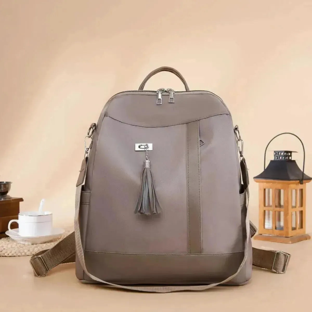 Tassel Oxford Cloth Backpack Bag - Bad Moms Club