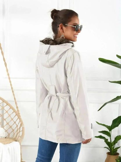 Full Size Hooded Jacket with Detachable Liner (Three-Way Wear) - Bad Moms Club