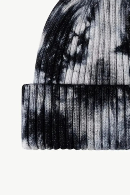 Tie-Dye Ribbed Cuffed Beanie - Bad Moms Club