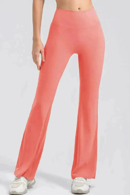 High Waist Straight Active Pants - Bad Moms Club