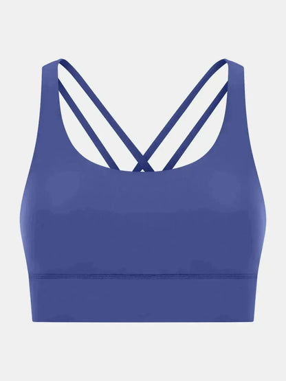Crisscross Scoop Neck Active Tank - Bad Moms Club