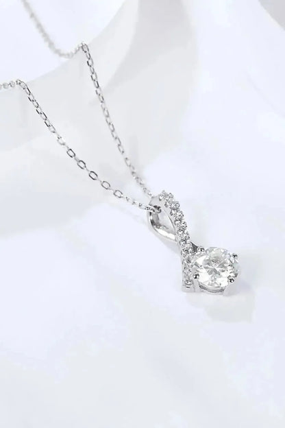 Special Occasion 1 Carat Moissanite Pendant Necklace - Bad Moms Club