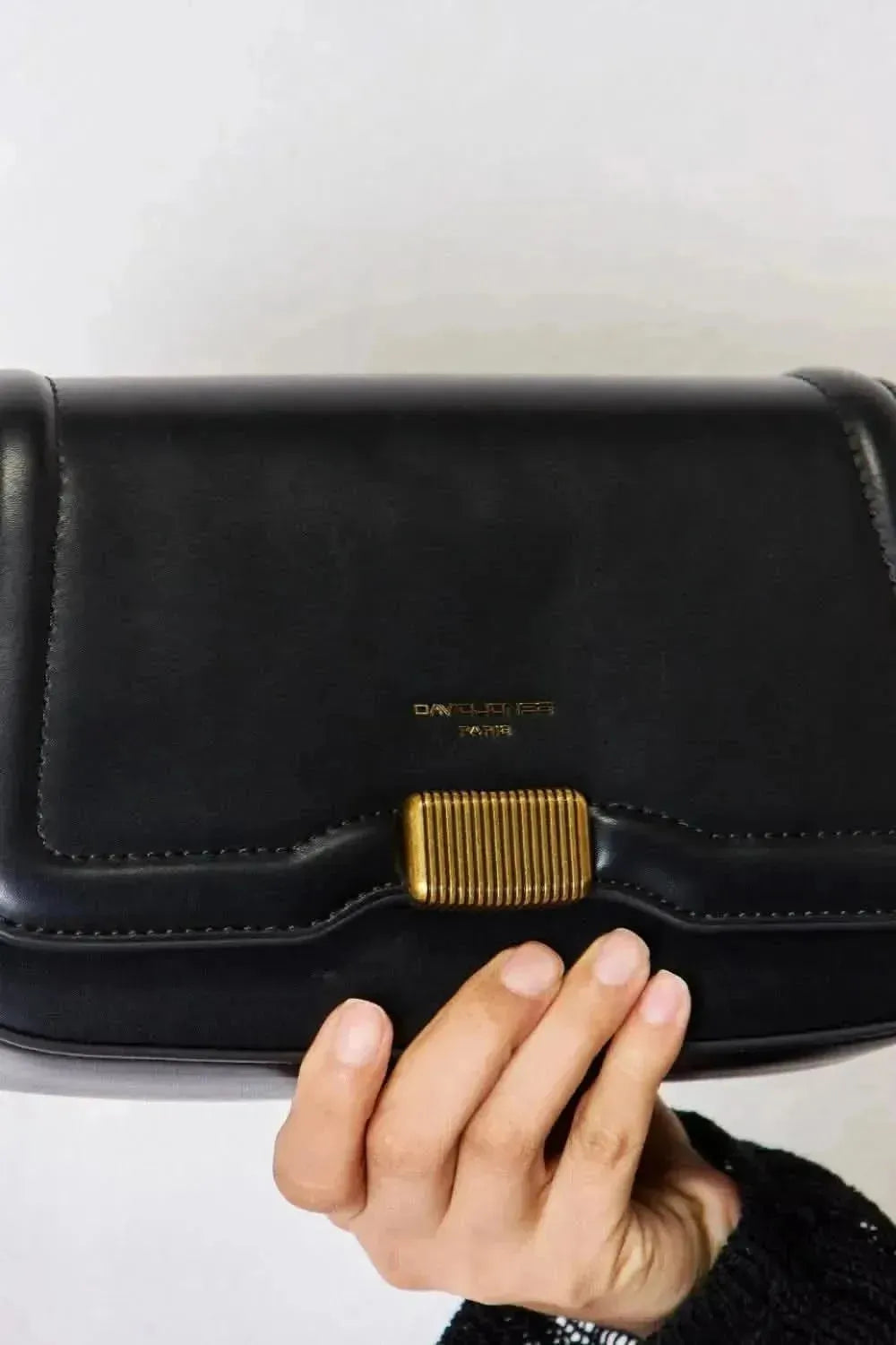 David Jones PU Leather Crossbody Bag - Bad Moms Club