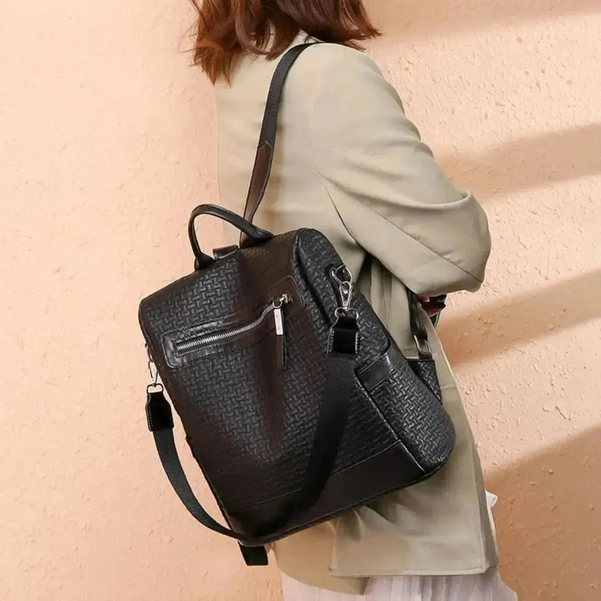 PU Leather Backpack Bag - Bad Moms Club