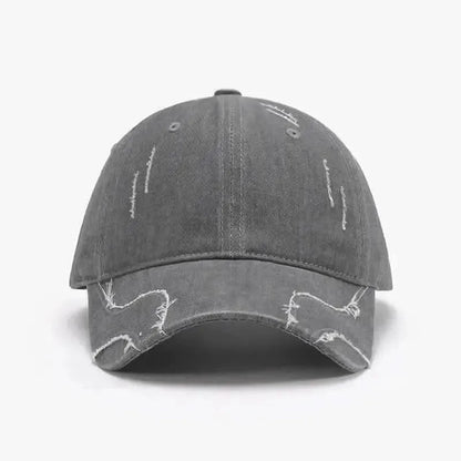 Raw Hem Adjustable Cap - Bad Moms Club